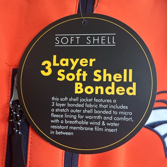 Denver Broncos soft shell jacket NWT - Picture 8 of 11